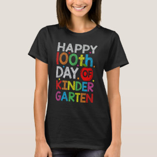 T-shirt Joyeux 100e jour d'école maternelle Enseignants En