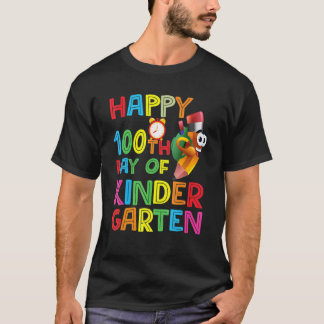 T-shirt Joyeux 100e jour d'école pour les enseignants ou l