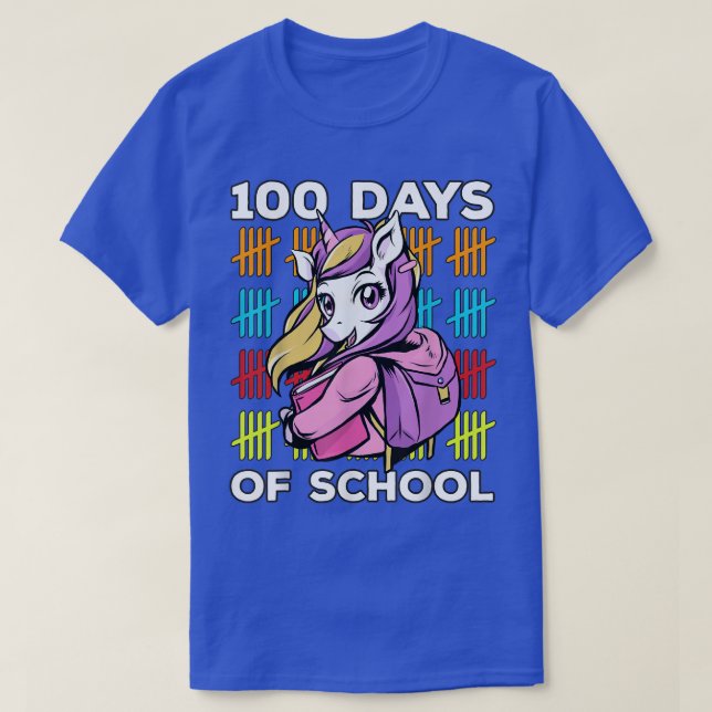 T-shirt Joyeux 100e jour d'enseignants de l'école 100 jour (Design devant)