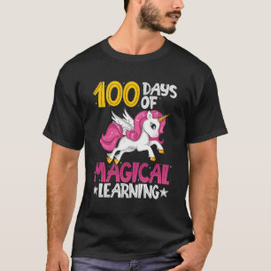 T-shirt Joyeux 100E Jour Unicorn Chemise 100 Jours Scolair
