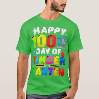 T-shirt Joyeux 100ème jour de maternelle 100 jours pour en