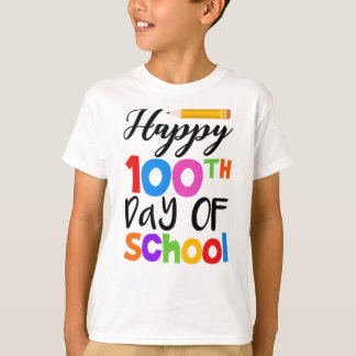 T-shirt Joyeux 100ème Jour D'École