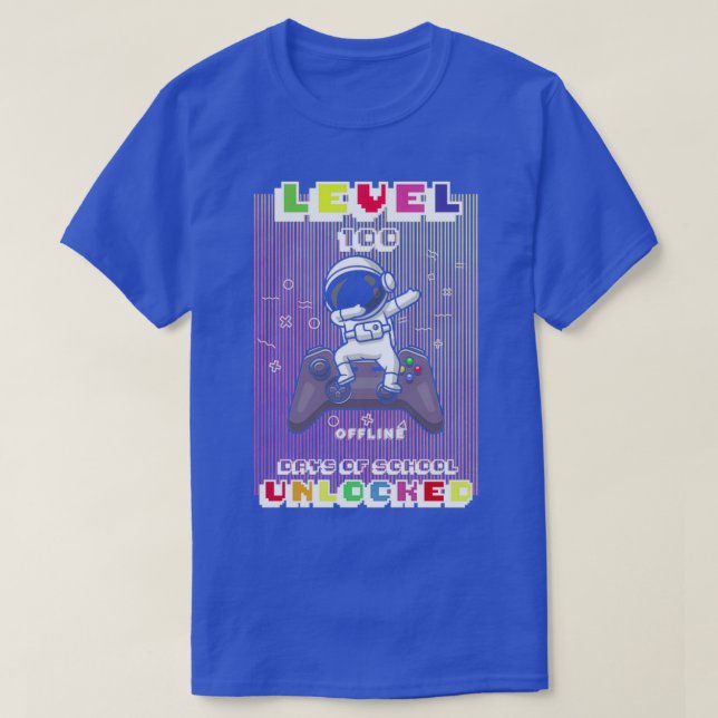 T-shirt Joyeux 100ème jour d'école pour l'élève de profess (Design devant)