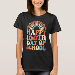 T-shirt Joyeux 100ème Jours D'École Super Rétro Arc-En-Cie