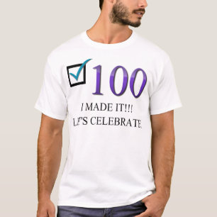 T-shirt Joyeux 100th anniversaire