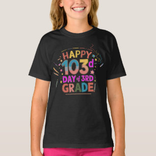 T-shirt Joyeux 103e jour de 3e année