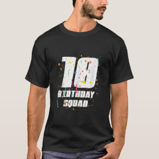 T-shirt Joyeux 10e anniversaire Squad Joyeux 10 ans Annive