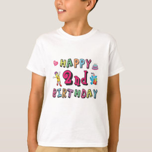 T-shirt Joyeux 2e anniversaire 2 an surprise