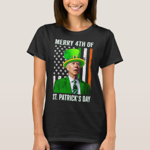 T-shirt Joyeux 4 de la Saint Patrick Joyeux Joe Biden Lepr
