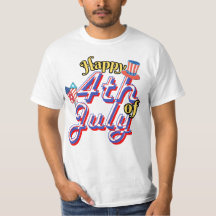Joyeux 4 juillet Cool spécial Rouge Bleu Blanc