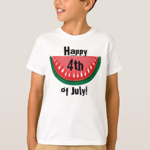 T-shirt Joyeux 4 juillet garçons taton de pastèque