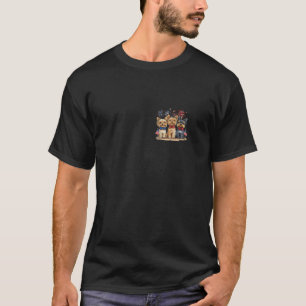 T-shirt Joyeux 4 juillet Yorkshire Terrier Chiens mignons 
