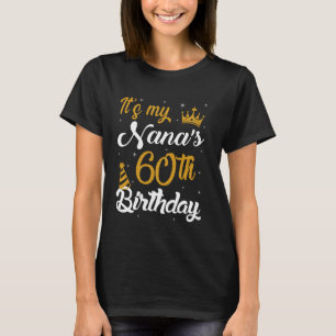 T-shirt Joyeux 60e anniversaire à ma Nana 1965 60 ans