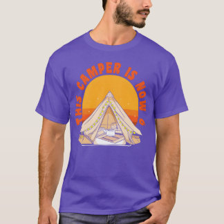T-shirt Joyeux 6 Anniversaire 6 Ans Vintage Camping 6Ème B