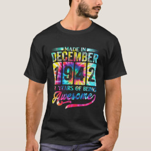 T-shirt Joyeux 79E Anniversaire Fait En Décembre 1942