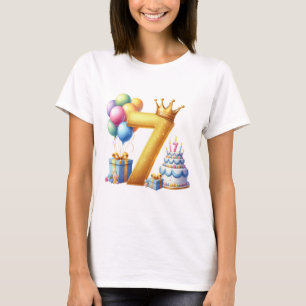 T-shirt Joyeux 7ème Anniversaire