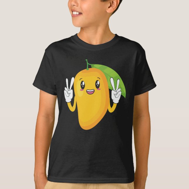 T-shirt Joyeux Amoureux des fruits d'été de Mango (Devant)
