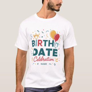 T-shirt Joyeux anniversaire