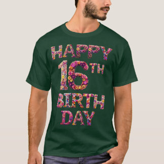 T-shirt Joyeux anniversaire 16e