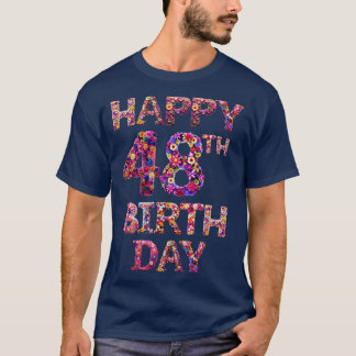 T-shirt Joyeux anniversaire 48e