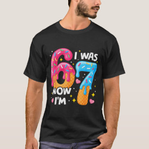 T-shirt Joyeux Anniversaire 7 Ans J'avais 6 Ans Maintenant