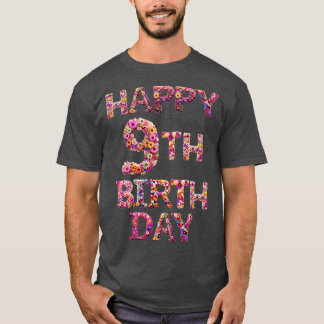 T-shirt Joyeux anniversaire 9e