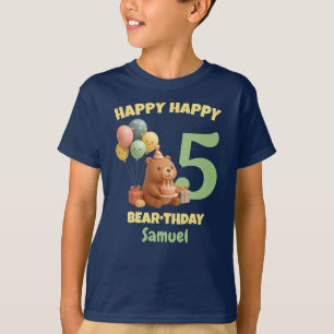 T-shirt Joyeux Anniversaire CAPPY BRUH Custom Capybara 5èm