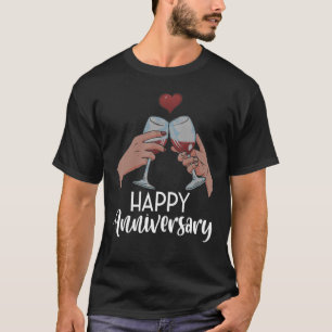 T-shirt Joyeux Anniversaire Cheers Vin Saint Valentin Amou