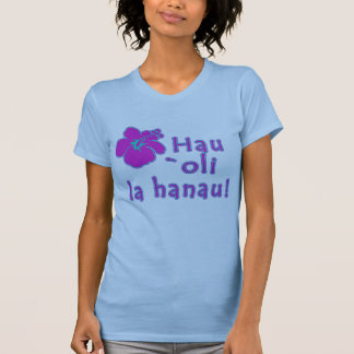 T-shirt Joyeux anniversaire dans le Hawaïen