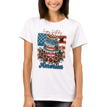 Joyeux anniversaire de l'Amérique avec un avion F-