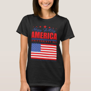 T-shirt Joyeux anniversaire de l'indépendance de l'Amériqu