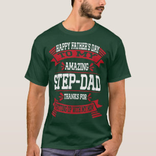 T-shirt Joyeux anniversaire de My Amazing Step-Dad Funny