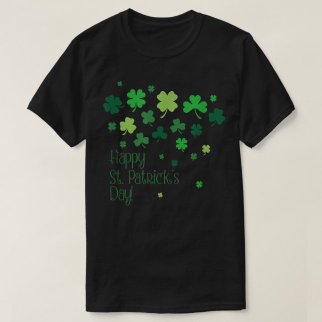 T-shirt Joyeux anniversaire de Saint-Patrick (Design devant)
