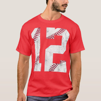 T-shirt Joyeux anniversaire Douze Ans 12e 12 12 2010 Baseb
