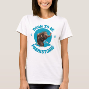 T-shirt Joyeux Anniversaire Enfant Mammouth Préhistorique