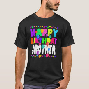 T-shirt Joyeux Anniversaire Frère Cute Toddler Matching Fa