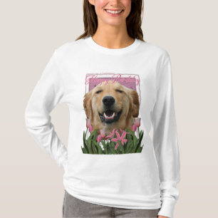 T-shirt Joyeux anniversaire - golden retriever - Mickey
