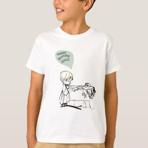 T-shirt joyeux anniversaire Jésus