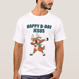 T-shirt Joyeux anniversaire Jésus Anniversaire Noël Dabbin