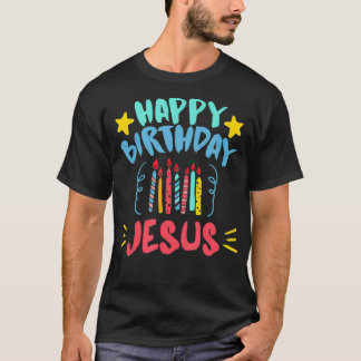 T-shirt Joyeux anniversaire Jésus Christian Shirt