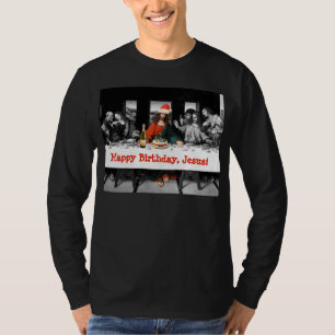 T-shirt Joyeux anniversaire, Jésus ! Noël drôle