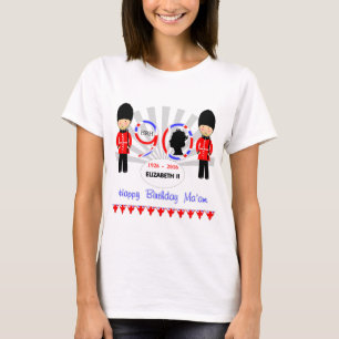 T-shirt Joyeux anniversaire Ma'am Reine Elizabeth II 90e