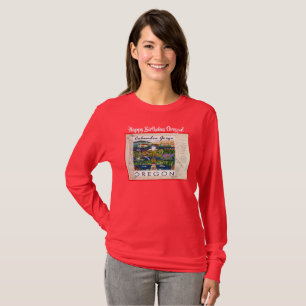 T-shirt Joyeux anniversaire Oregon Red Shirt