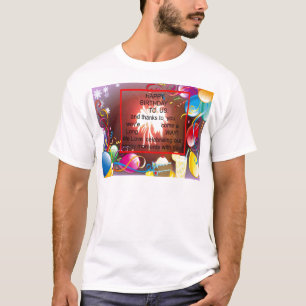 T-shirt Joyeux anniversaire pour nous