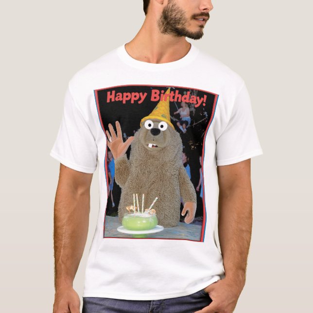 T-shirt Joyeux anniversaire pour toi (Devant)