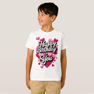 T-shirt Joyeux anniversaire pour toi