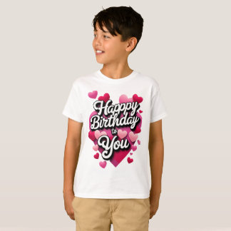 T-shirt Joyeux anniversaire pour toi