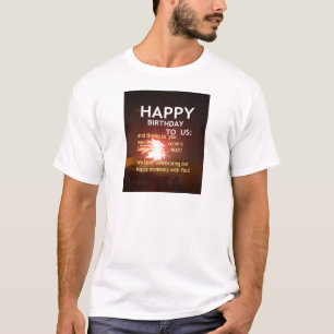 T-shirt Joyeux anniversaire pour vous