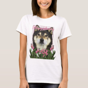 T-shirt Joyeux anniversaire - Shiba Inus - Yasha
