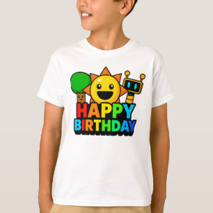 T-shirt Joyeux Anniversaire Sprunki - Arbre Soleil Funbot
